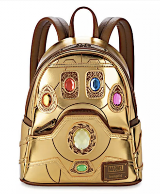 Disney Parks Marvel Thanos Loungefly Infinity Stones Gold  display picture 3