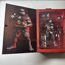Neca TMNT The Last Ronin Lost Years Nightwatcher Michelangelo Damaged Box