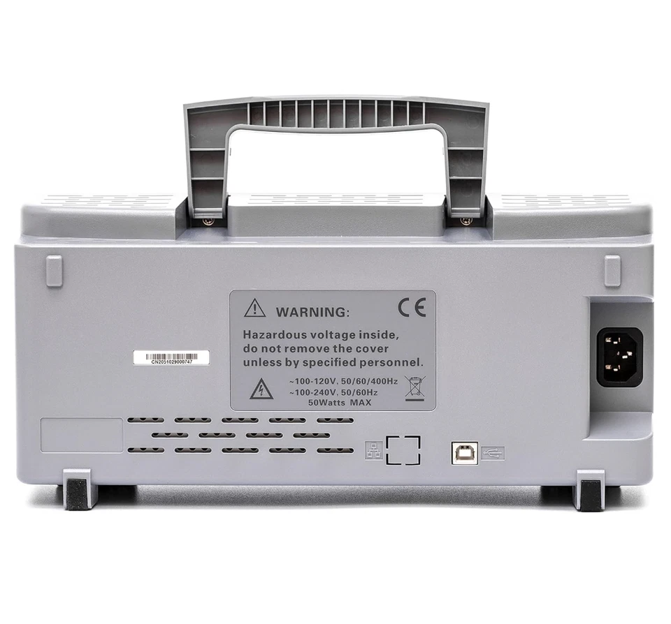 Hantek DSO2D10 2CH+1CH 100MHz 25MHz 1GSa/s Digital Storage Oscilloscope AWG - Image 3 of 4