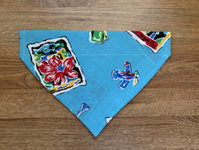 Over Collar Slide On Pet Dog Cat Bandana Scarf S/M/L - New