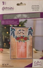 Crafter’s Companion Gemini Cottage Door Embossing Folder Cut & Emboss