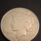 1934 Peace Dollar $1 Silver Coin Circulated Business Strike Uncertified