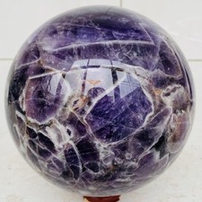 Natural Dream Amethyst Quartz Crystal Sphere Ball Healing 4060g