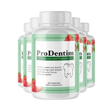 5-Pack ProDentim Capsules, Prodentim Supplement for Teeth And Gums -300 Capsules
