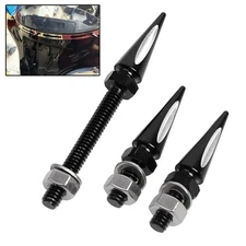 CNC Aluminum Windshield Spikes Bolts Kit For Harley Electra Street Glide FLHTCU