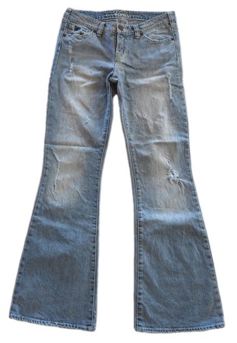 Vanity Blue Low-Rise Boot Flare Jeans Women's 29x33 Vintage Denim
