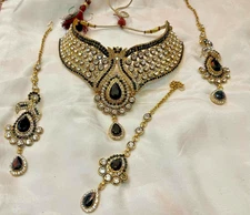 sk 49 Indian Jewelry Bollywood New Choker Beautiful Party Fancy Necklace Set