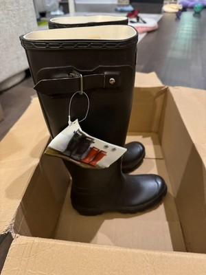 Vintage Scotland Hunter Original Tall Rain Boot Brown Chocolate 11