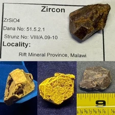 BEAUTIFULLY FLUORESCENT(SW) ZIRCON CRYSTAL ,MALAWI