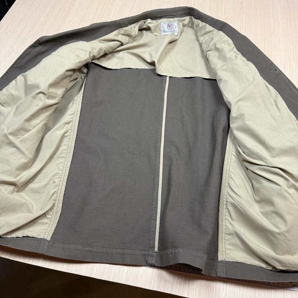 The Territory Ahead Blazer Mens XXL Tall Brown Unstructured Travel Jacket Casual - Image 4 of 4