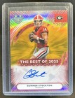2025 Bowman Best University Football Gold Refractor Gunner Stockton #BOA-GS