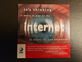 AT&T Dreamcast internet promo disc - Open MINT - Never Used - PC disc