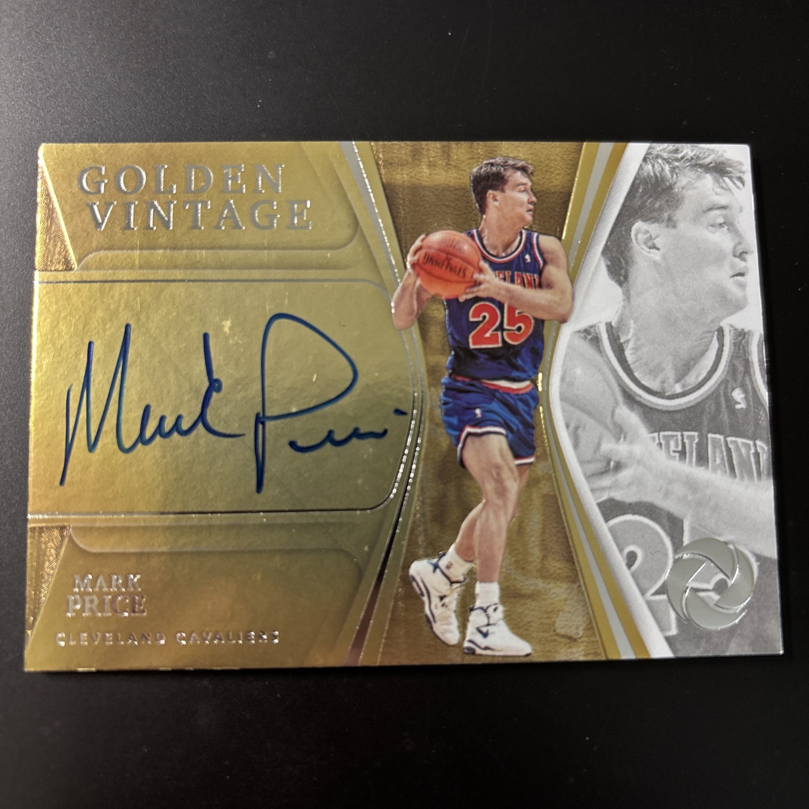 2018-19 Panini Opulence Golden Vintage Mark Price Auto On Card /49 Cavs #GVA-MP