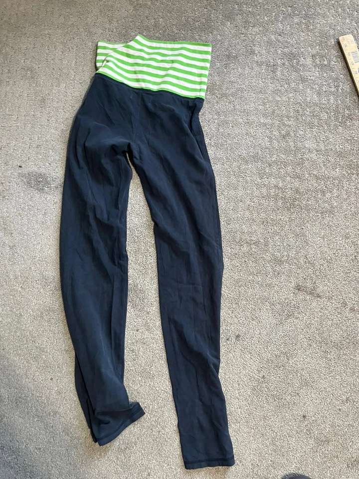 Leggings Abercrombie Niños Plegables Niñas Grandes Y2k Bordados Logotipo Deletreado Foto 3 de 4