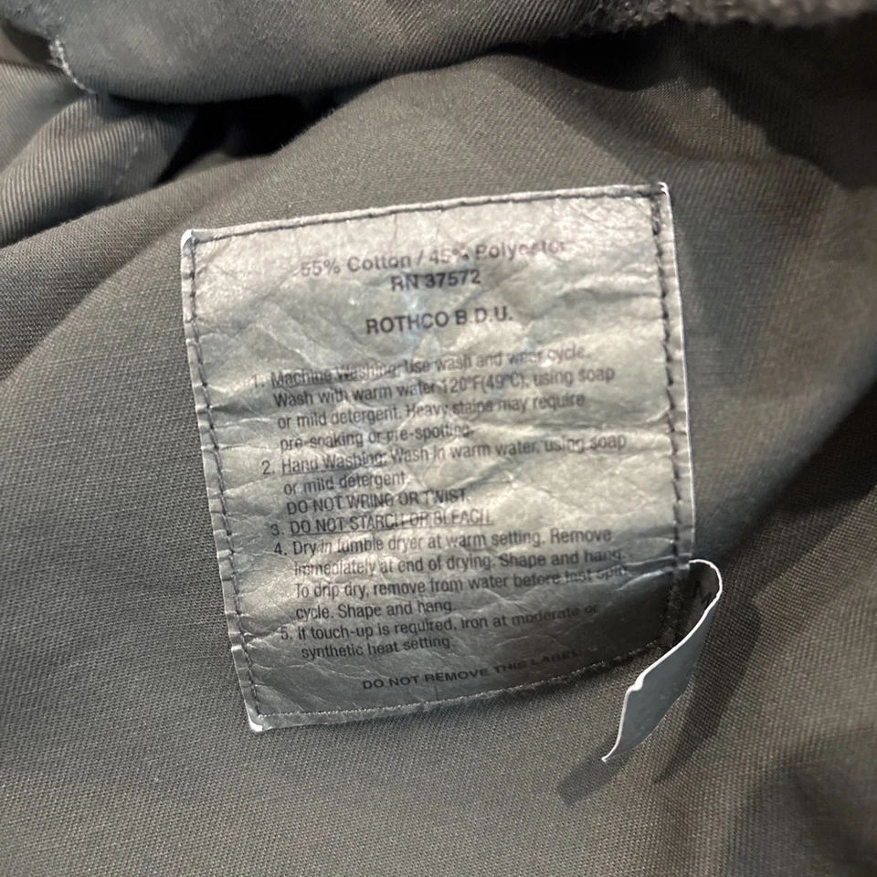 Rothco Ultra Force Medium Men’s Jacket Dark Green Military BDU - Image 3 of 4