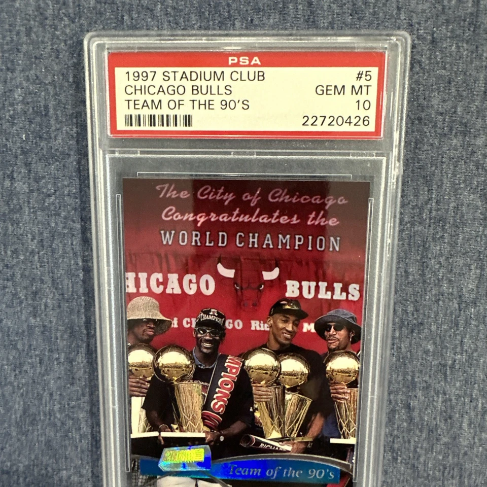 Jordan Pippen Rodman 1997-98 Topps Stadium Club #5 Chicago Bulls - Imagem 3 de 4