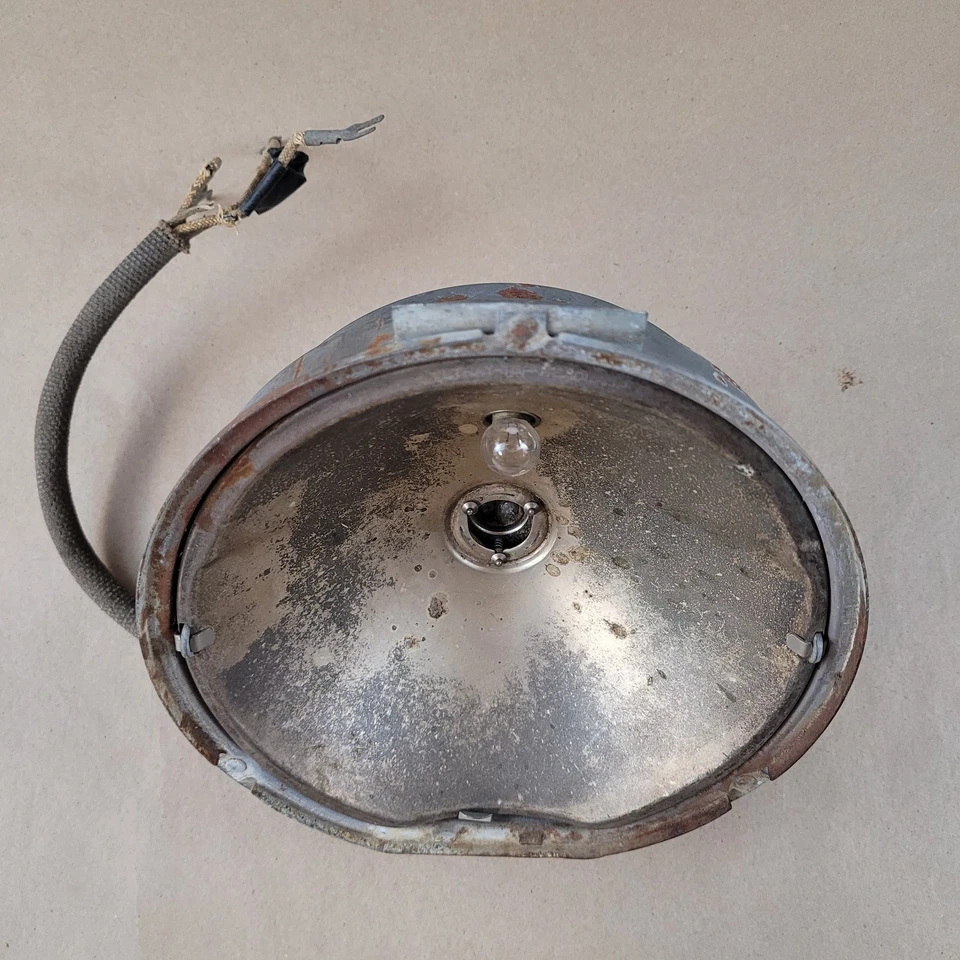 Oldsmobile F-37 1937 conjunto de cucharón de inserción de faros con cableado izquierdo derecho ¡Funciona! Foto 2 de 4