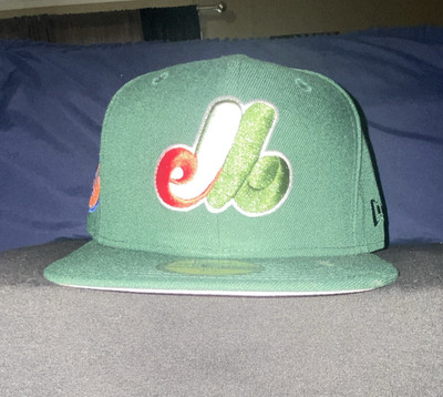 Hat Club Exclusive New Era 59FIFTY Green Eggs Montreal Expos Fitted Size 7 1/4