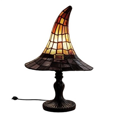Hexenhut Nachttischlampe Halloween Gruselige Nachtlichter Dekorativer Schreibtis