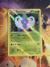 Butterfree 5/83 XY Generations Rare Pokemon Card NM + Heavy Holo Bleed Error 