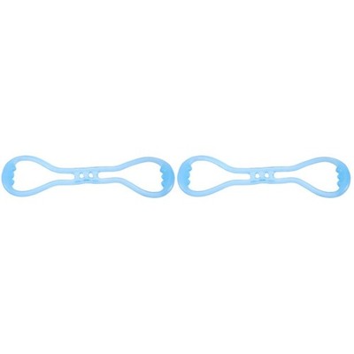  2 PCS Übungsband Elastische Übungsbänder Fitnesswiderstandsgürtel