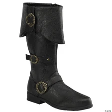 CARIBBEAN BOOTS-BLACK SZ 10-11