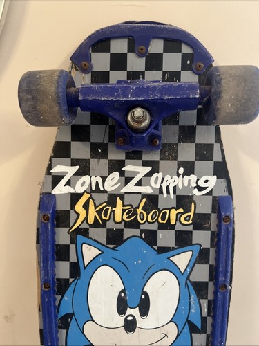 VINTAGE COMPLETE SKATEBOARD CRUISER RARE SEGA SONIC ZONE ZAPPING - FREE POST W2F - Picture 5 of 10