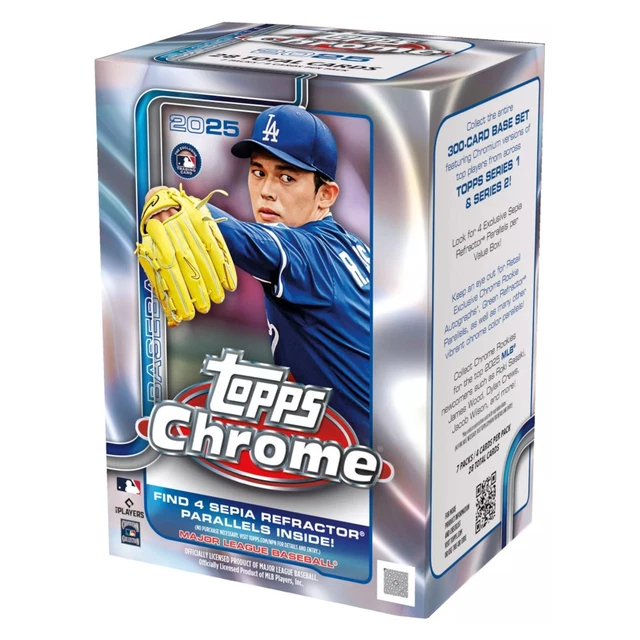 2025 TOPPS CHROME BASEBALL BLASTER (!)