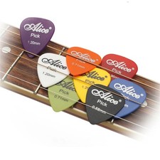 100pcs/lot Alice Assorted 0.58mm -1.50mm Anti-slip Nylon Guitar Picks Plectrums