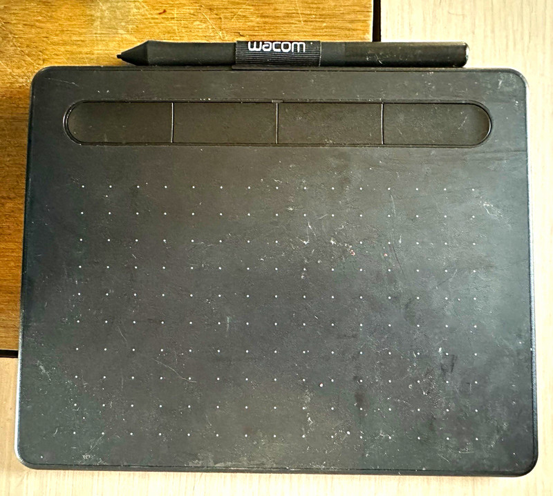 Wacom Intuos CTL-4100 Wired Graphics Tablet w/ Wacom Pen Stylus, Black no wire