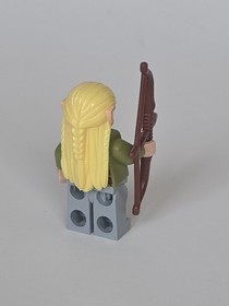 LEGO Legolas Elf 2-Sided Head 9473 Mines of Moria Lord of the Rings With Bow
