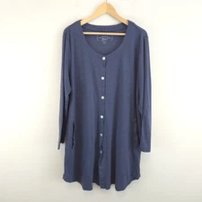 Carole Hochman Women's Heavenly Soft Sleepwear Nightgown Button Front Size 1X