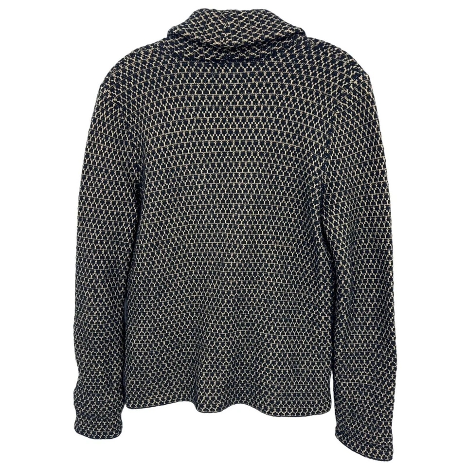 Suéter Jones New York Mujer Cárdigan Mediano Mezcla Lana Merino Blazer Tejido Dorado Foto 2 de 4