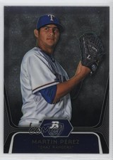 2012 Bowman Platinum Prospects Refractor Martin Perez #BPP34 ex0