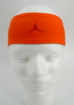 #ad #ad Nike Jordan Fury Headband Men#x27;s Dri Fit Reversible Safety Orange Hot Curry Red $16.95