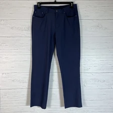 Greg Norman 5 Pocket Tech Stretch Golf Pants Mens Size 32X30 Navy Blue