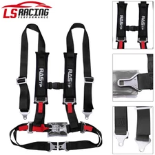 2" Universal 4-Point Harness Strap Car Auto Racing Sport Belt  RASTP Black