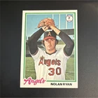 Topps 1978 Nolan Ryan #400 Angels Baseball Sports Trading Card MLB