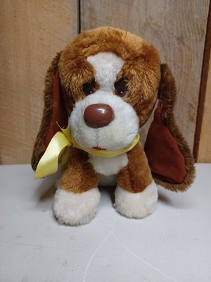 Vintage RUSS Berrie #872 Baxter The Bashful Basset Hound Plush Dog Stuffed Puppy