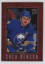 2024-25 Upper Deck Fleer Ultra Sensations Red 16/99 Zach Benson #SN20OF30 1py0