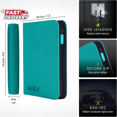Vault X 4 Pocket Trading Card Zip Binder, 160 Cards, Premium Exo-Tec Album Mater | eBay Vault X 4 Pocket Trading Card Zip Binder, 160 Cards, Premium Exo-Tec Album Mater | eBay