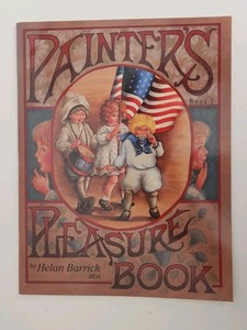Painter's Pleasure Book 1 H. Barrick Folk Art Tole Painting Vtg Pattern Book