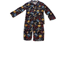 New Boys Joe Boxer pajama Set Super Hero theme Navy Blue Red Yellow size M 4T