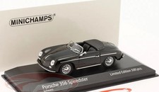 Porsche 356 Speedster year 1956 black 1:43 Minichamps Diecast Model Car