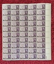 Scott #946, 3c Joseph Pulitzer, Mint sheet/50, MNH flt (R12-50a)