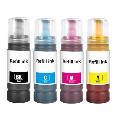 4x 104 Tinte Flaschen für EPSON Eco Tank ET-2720 ET-2721 ET-2726 ET-4700 ET-2814