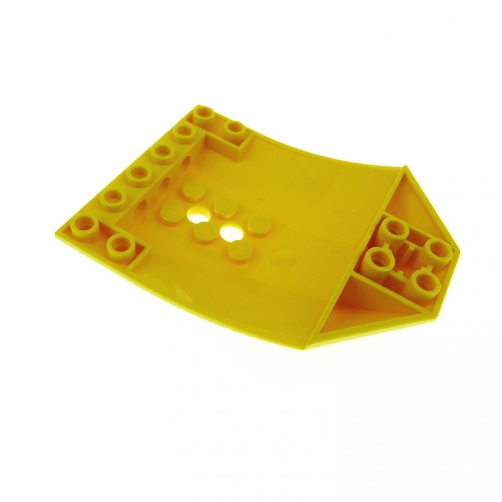 1x Lego Cockpit 8x6x2 Yellow Curved Alpha Team 4161251 42021 41761