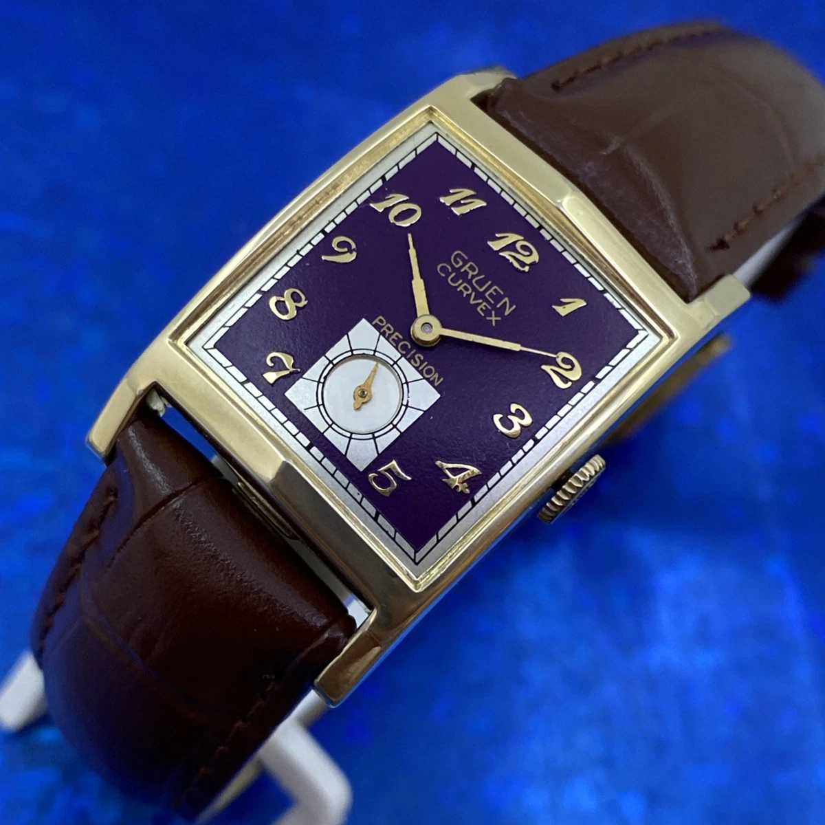 Gruen Curvex Gold Case Wristwatches for sale | eBay