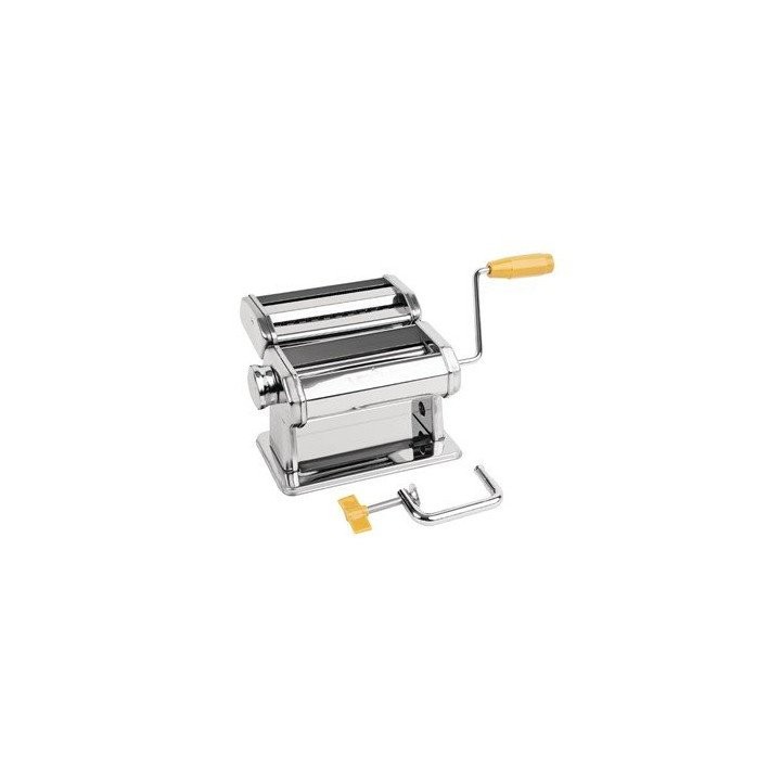 Machine à pâtes manuelle en inox : laminoir traditionnel Premium pour lasagnes maison