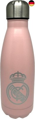 CYP Brands Real Madrid Wasserflasche aus Stahl, Trinkflasche, auslaufsicher,